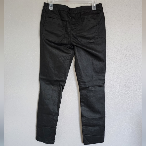PRANA BLACK SHINY JEANS/  SIZE  4/27 - Picture 3 of 11